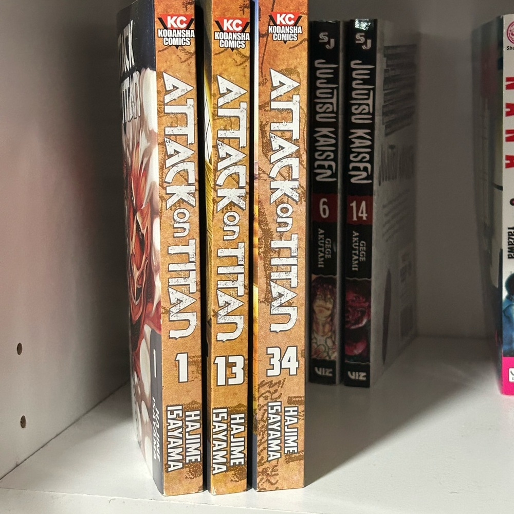Manga Attack on Titan Set - Brown and White